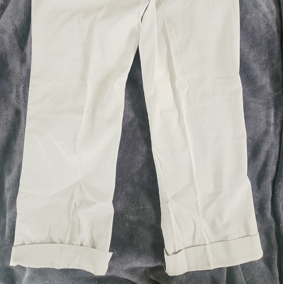EXPRESS DESIGN STUDIO EDITOR CAPRI STRETCHY PANT SIZE 0 BROWN & CREAM EUC 2PAIRS - Picture 12 of 16
